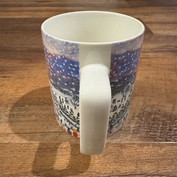 RARE Michael Storrings Biltmore Winter Ceramic Mug Festive Holiday Christmas - Picture 4 of 6